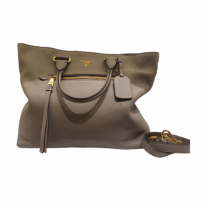 Prada Caffe Vitello Daino Tote Bag