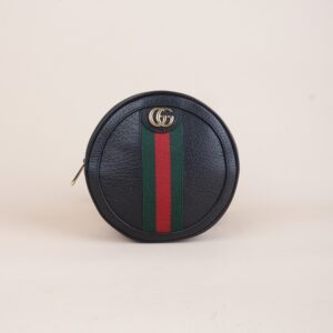 Gucci black mini round