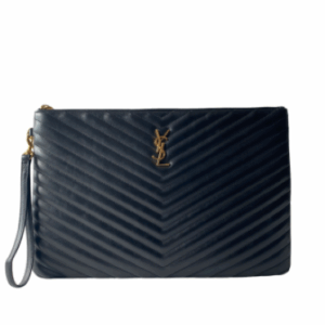 YSL Black Monogram Cassandre Classic Clutch