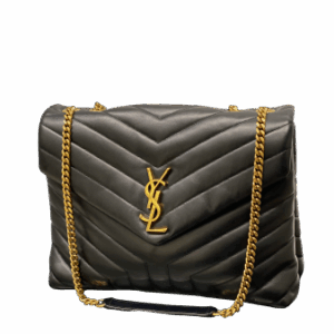 YSL Black Loulou Medium Bag