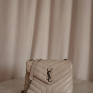 YSL Light Beige Loulou Chain Bag