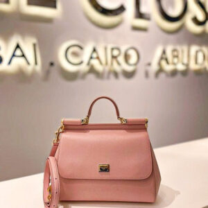 Dolce & Gabbana Pink Rose Sicily Medium Bag