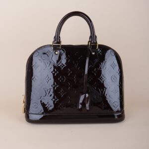 Louis Vuitton Amarante Monogram Vernis Alma PM Bag