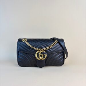Gucci Black Marmont Small Shoulder Bag