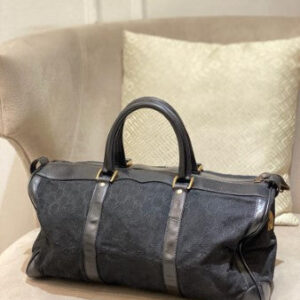 Gucci Black Carry on Duffle Large Bag