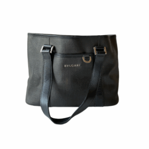 Bvlgari Black Top Handle Bag