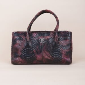 Chanel Bicolor Python Executive Tote Bag