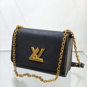Louis Vuitton Black Twist MM Bag