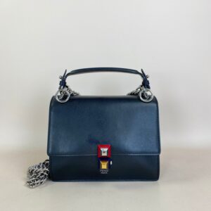 Fendi Black Mini Kan I Shoulder Bag