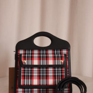 Burberry Bicolor Mini Bucket Tote Bag