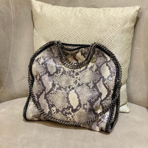 Stella McCartney Bicolor Eco Python Falabella Tote Bag
