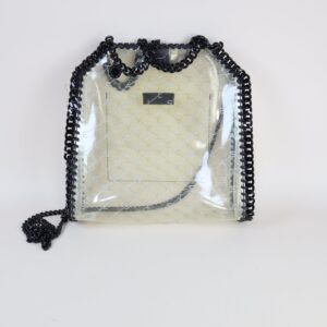 Stella Mccartney Transparent PVC Falabella Mini Tote Bag