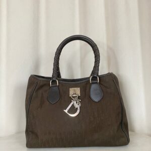 Christian Dior Brown Monogram Diorissimo Tote Bag
