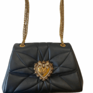 Dolce & Gabbana Black Devotion Shoulder Bag