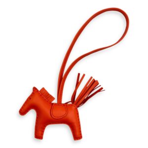 Rodeo PM Orange Poppy Bag Accessory in Milo/Swift