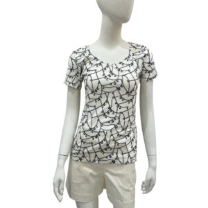 "Tresor De Medor" 38 Blanc Micro T-Shirt