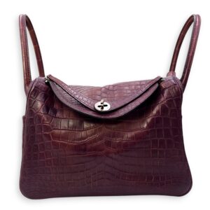 Lindy Amethyst in Matte Niloticus, Palladium hardware