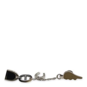 Bon Voyage Noir/Dore Brooch, Palladium hardware