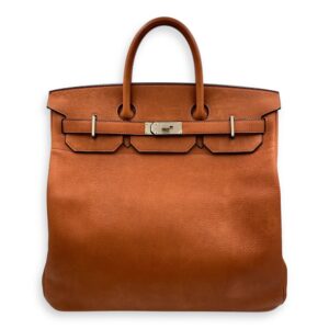 HAC 40 Cuivre in Taurillon Saddle, Brushed Palladium hardware