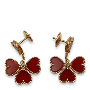 Sweet Hearts Earrings in Red