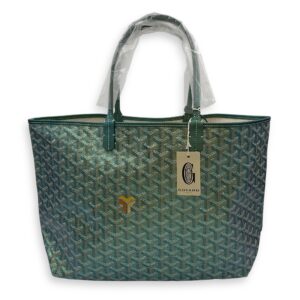 St Louis Green Shoulder Bag in Canvas