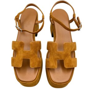 Jam 30 37 Naturel Sandals in Chevre Velours