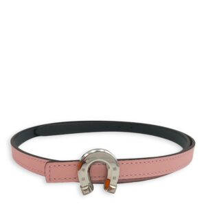 Lucky Jockette 13mm x 70cm Rose Sakura Reversible Belt Kit in Epsom/Swift, Palladium hardware