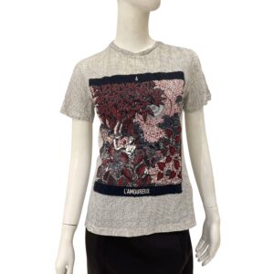 L'amoureux S/S Cotton T-Shirt XS Red Ready-To-Wear