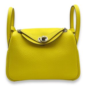 Lindy Mini Lime in Clemence, Palladium hardware