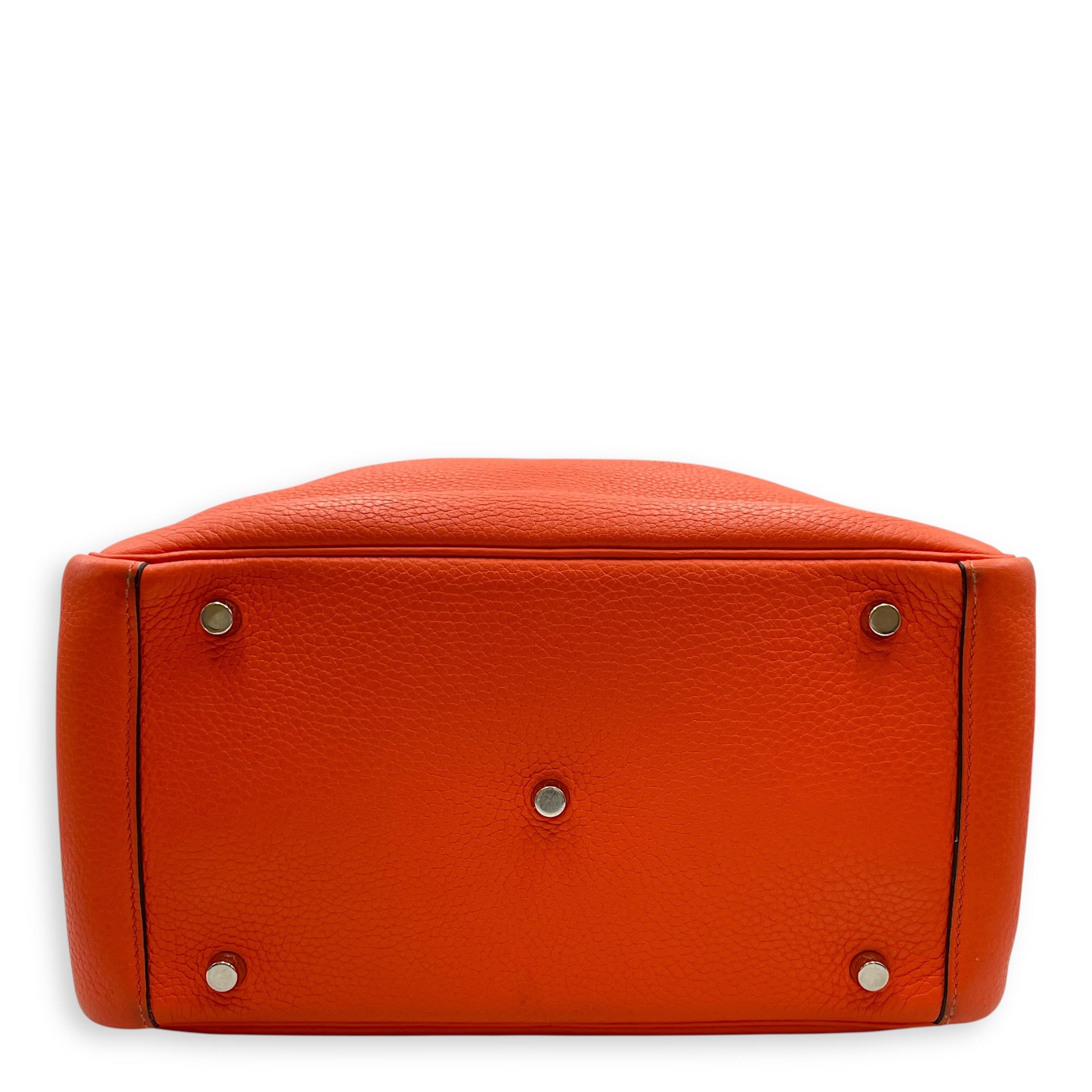 Lindy Verso 30 Orange Poppy/Bordeaux in Clemence, Palladium hardware - Image 6