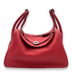 Lindy 34 Rouge Garance in Clemence, Palladium hardware