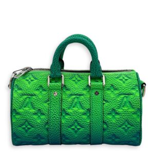 x Virgil Abloh Keepall XS Multi-colour Top Handle Bag in Taurillon Leather, Silver hardware