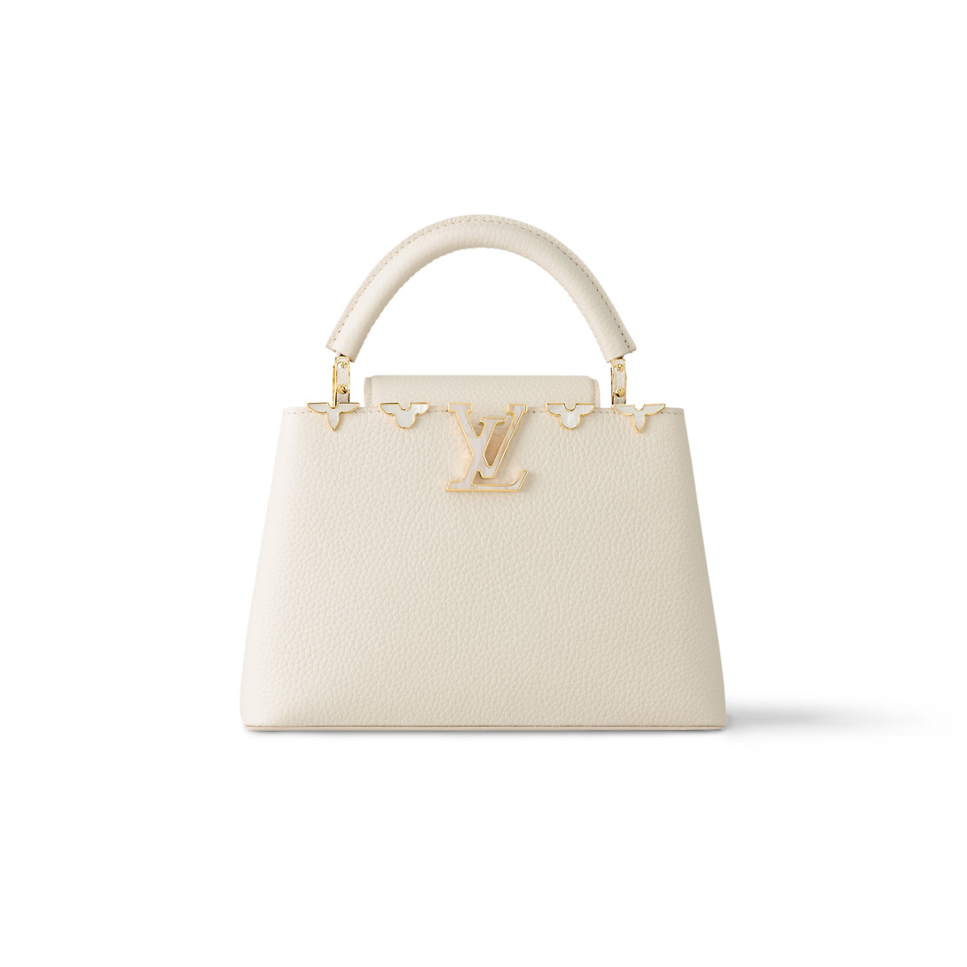 Capucines BB Crème Nacre Bag