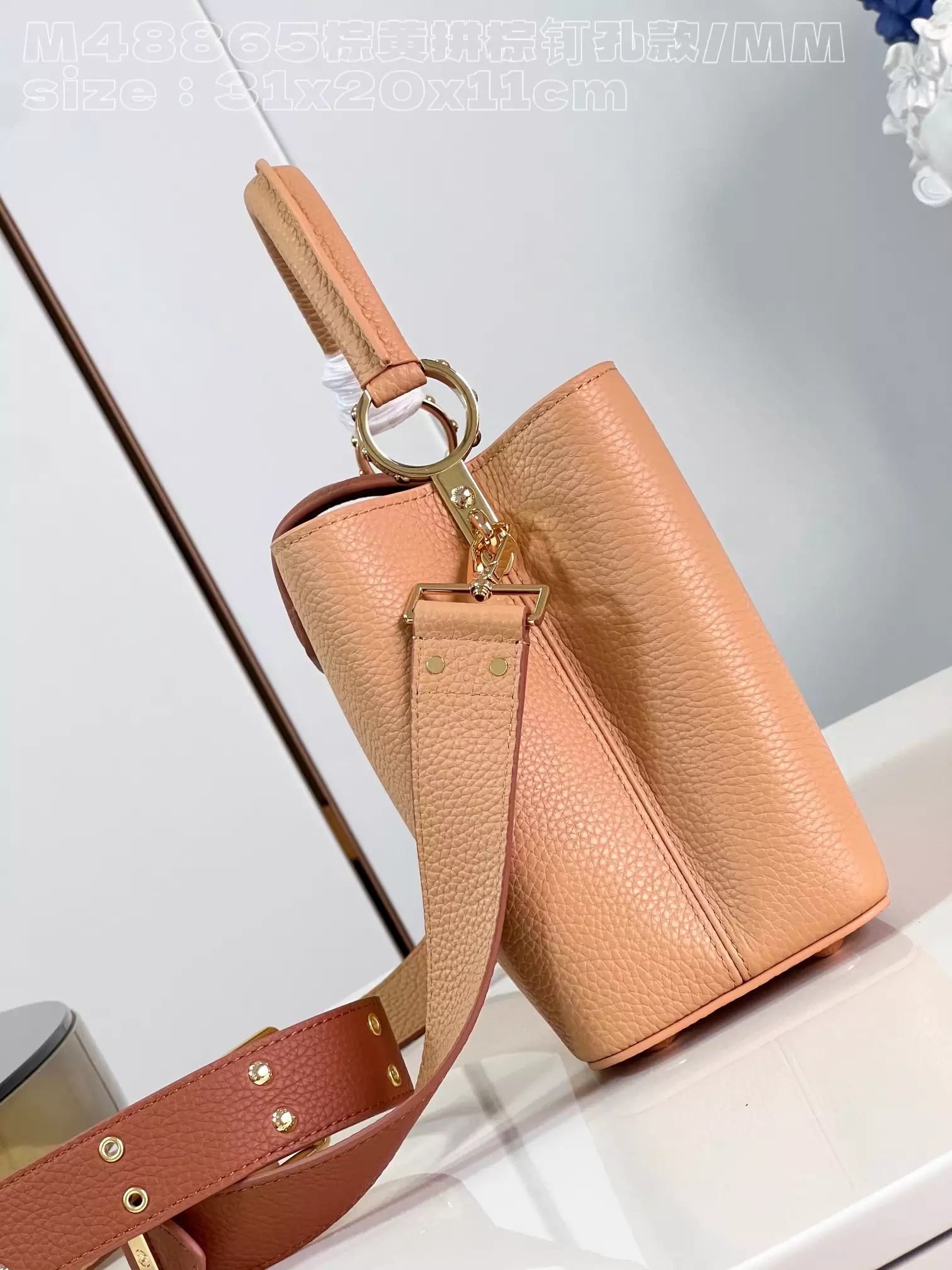 Capucines MM Arizona Brown/ Cognac - Repbags.ru - Image 5