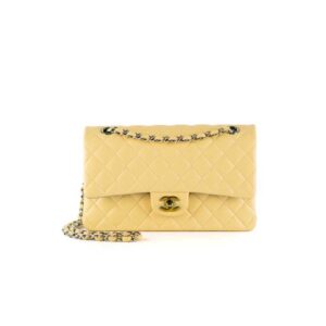 Chanel Medium Classic Handbag Yellow