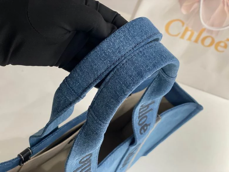 Chloé Medium Woody Tote Bag - MB011 - Image 6