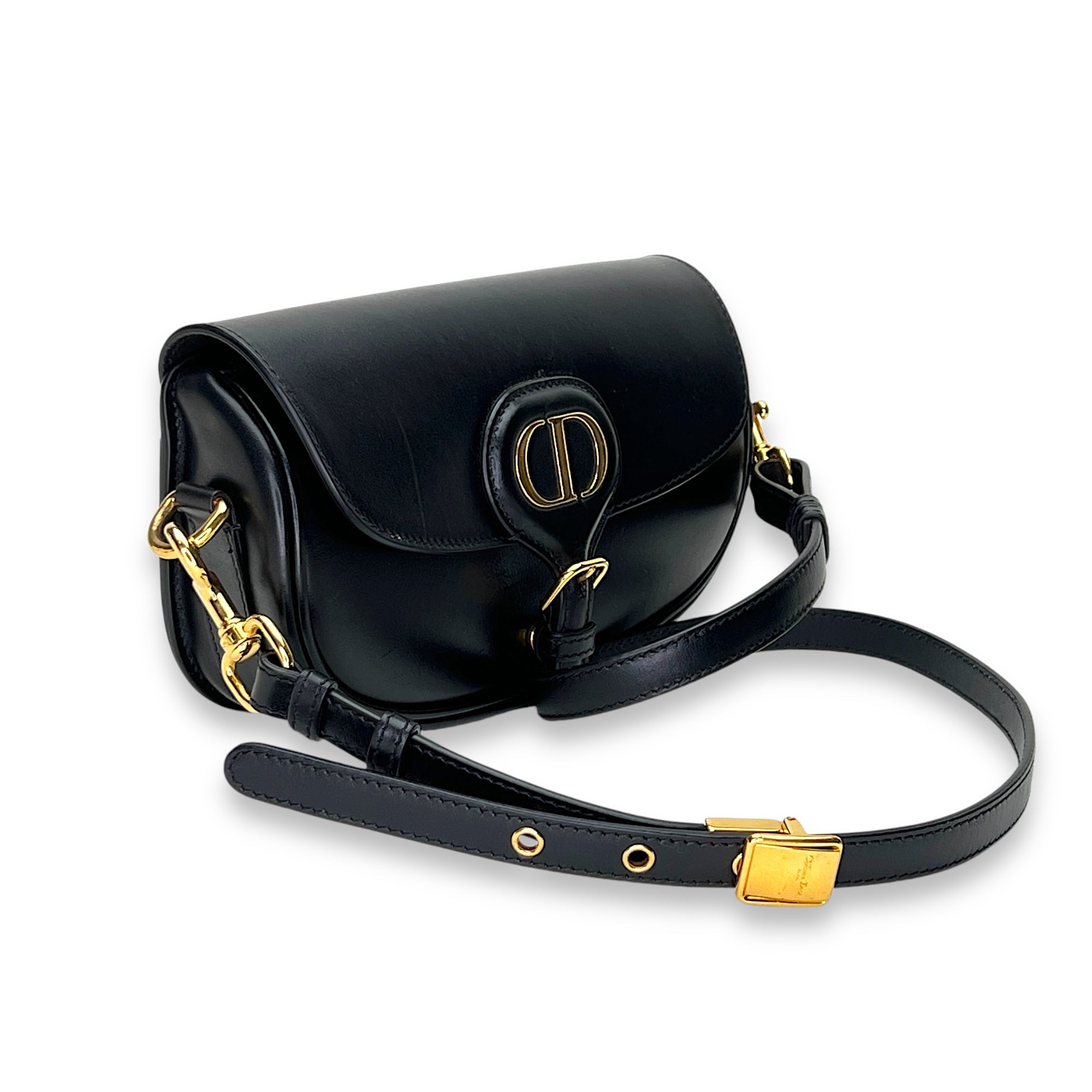 Bobby East West Crossbody bag in Calfskin, Gold Hardware - Image 4