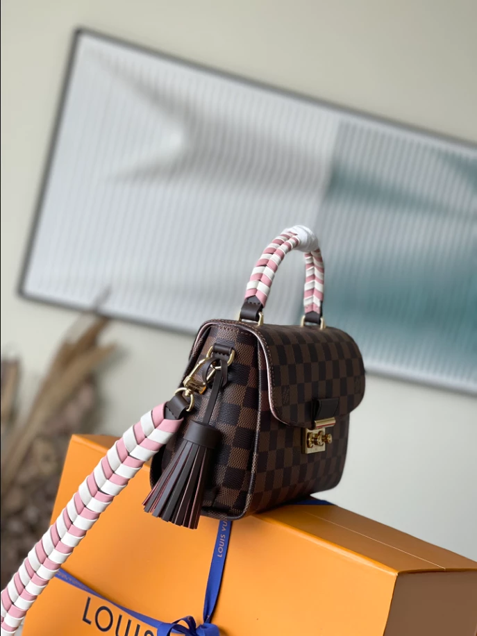 Croisette Damier Ebene Canvas Bag - LB313 - Image 6