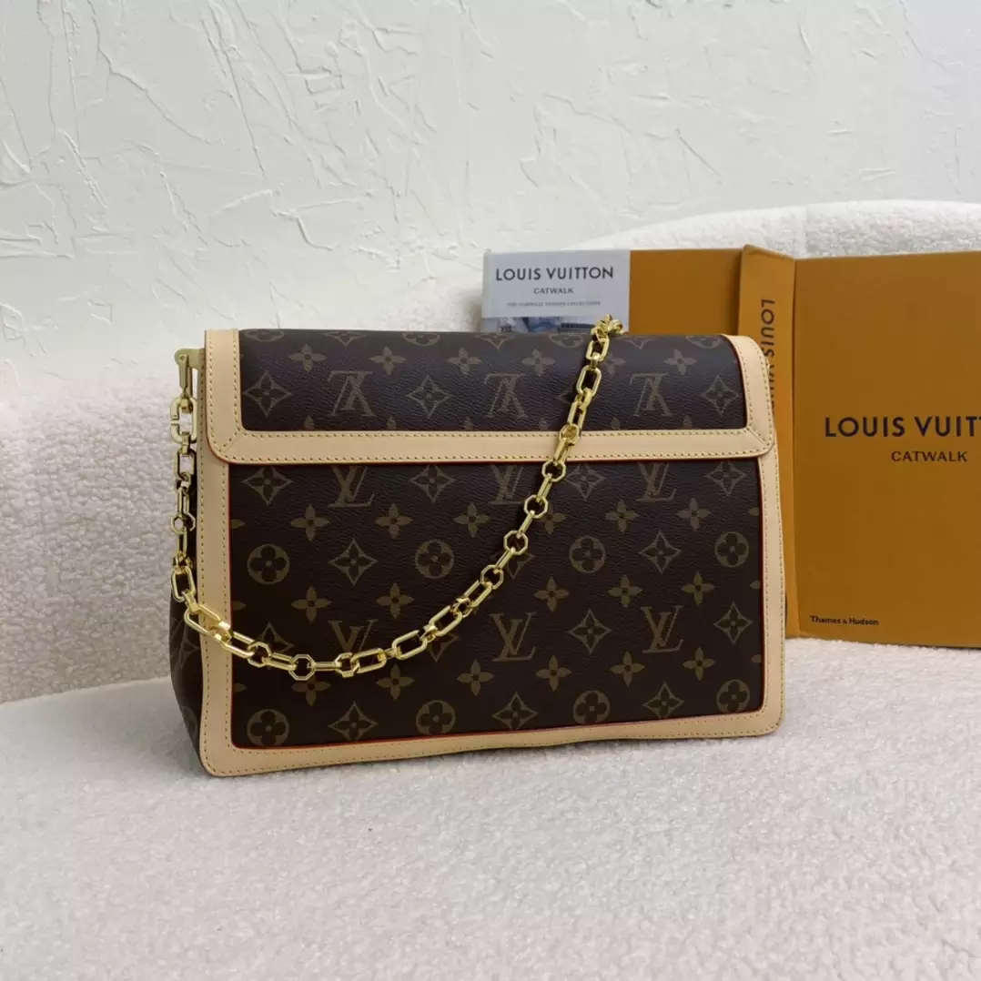 LV Dauphine Soft GM Monogram Canvas Brown - Repbags.ru - Image 8