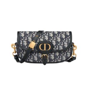 Dior Bobby East-West bag Blue Dior Oblique Jacquard - DB036