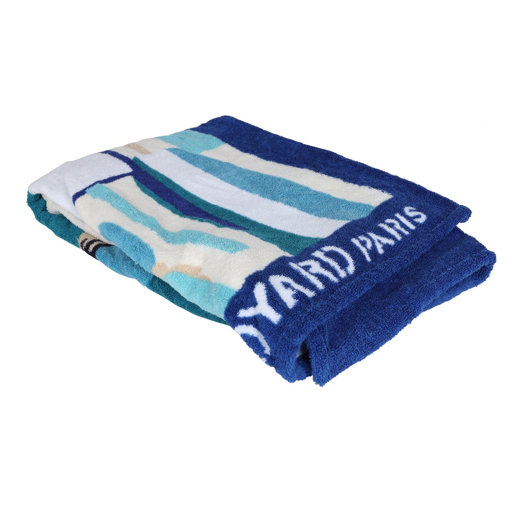 Goyard Goyardine Turquoise Saint Louis GM Tote Bag & Balise Towel Palladium Hardware - Image 11