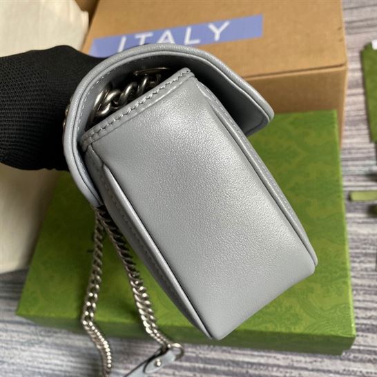 GG Marmont small shoulder bag Dark grey - Image 5