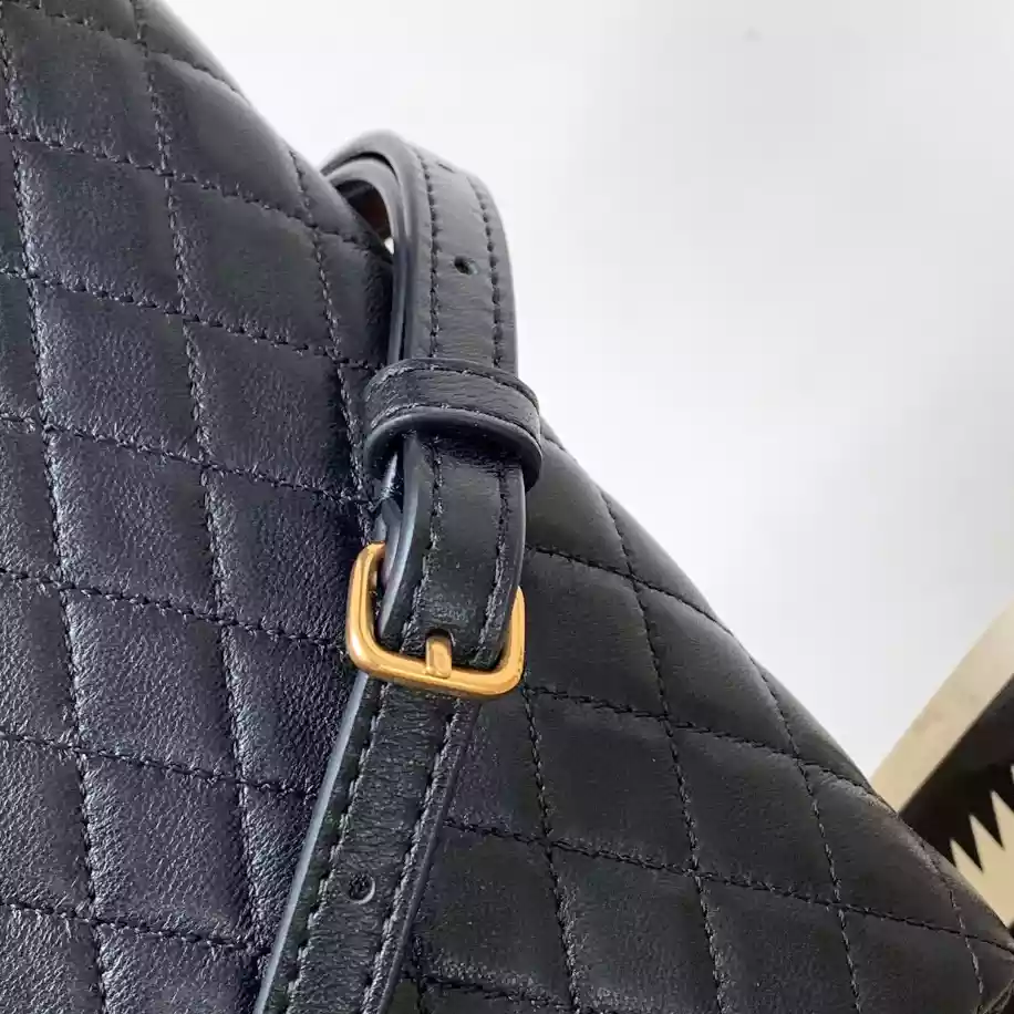 Gaby Zipped Pouch in Quilted Lambskin - Image 11