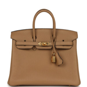Hermes Birkin 25 Chai Togo Gold Hardware