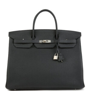 Hermes Birkin 40 Black Togo Palladium Hardware