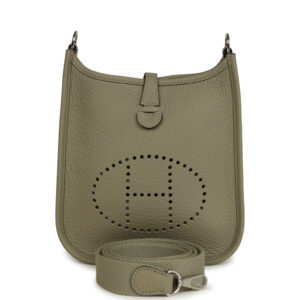 Hermes Evelyne TPM Sauge Clemence Palladium Hardware