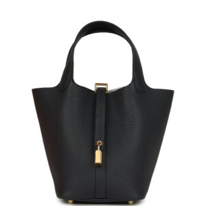 Hermes Picotin Lock 18 Caban Clemence Gold Hardware