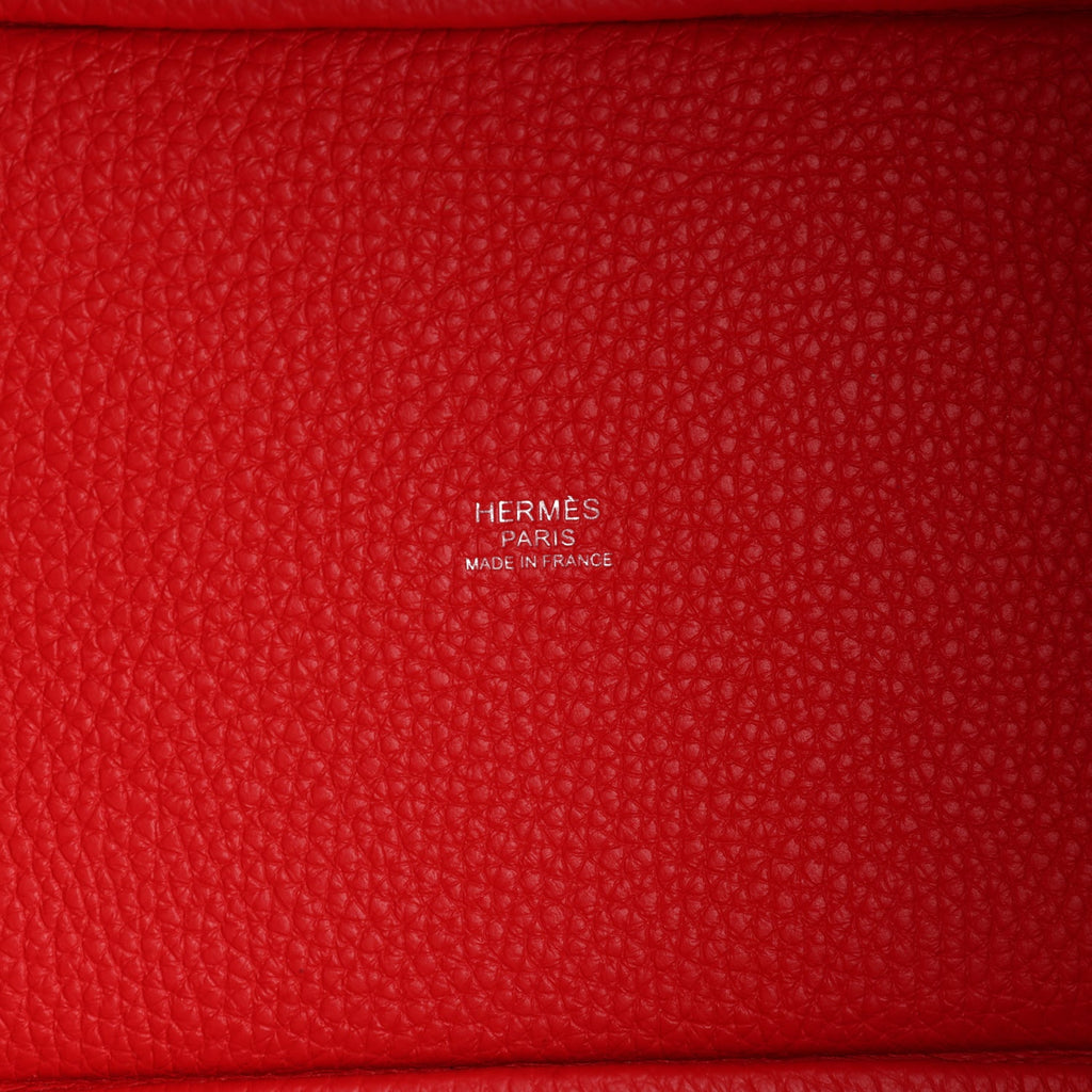 Hermes Picotin Lock 18 Casaque Rose Extreme and Rose Mexico Palladium Hardware - Image 9