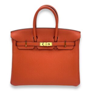 Birkin 25 Tevre Bative in Togo, Gold hardware