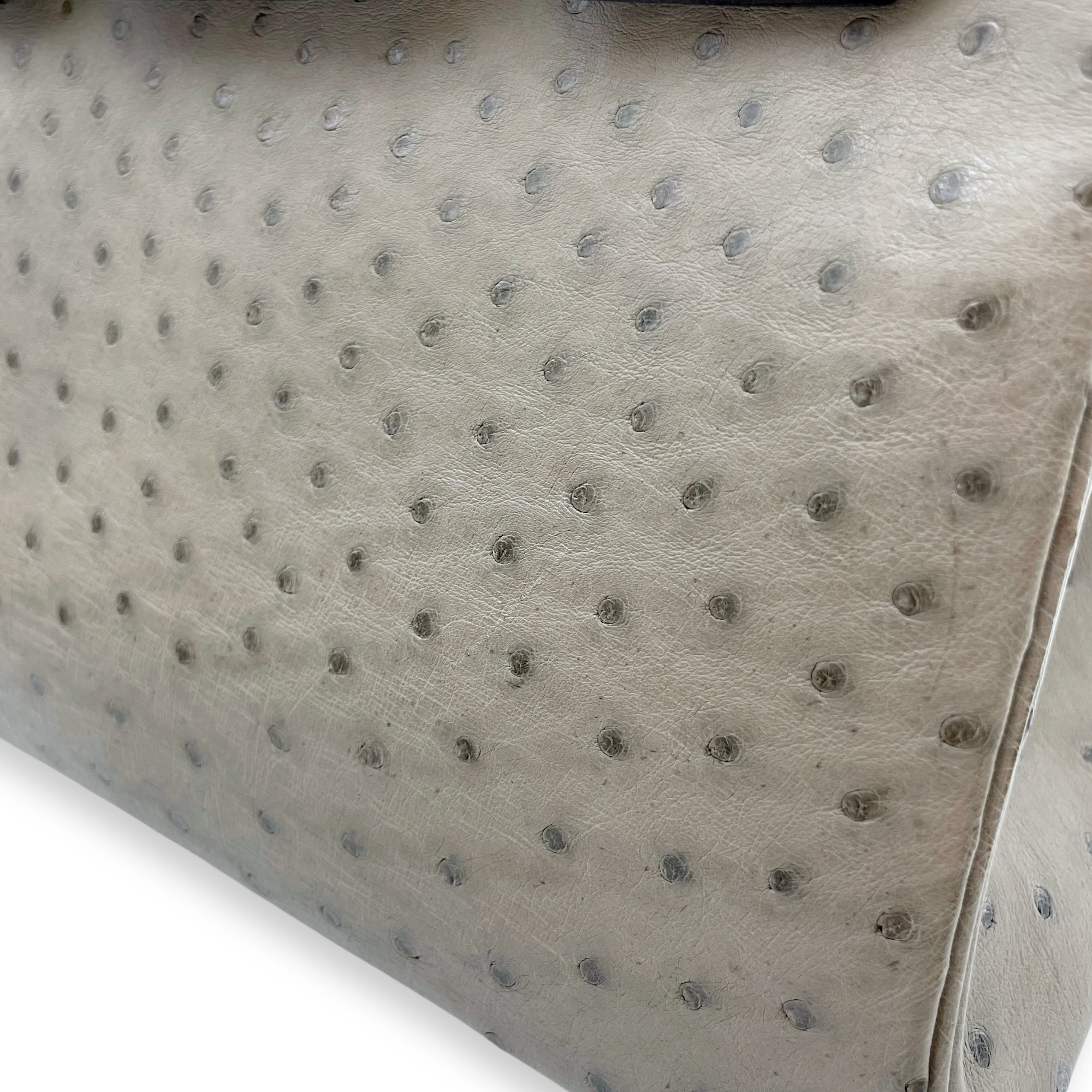 Birkin 30 Gris Asphalt in Ostrich, Gold hardware - Image 8